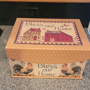 Bless Our Home Decorative Box